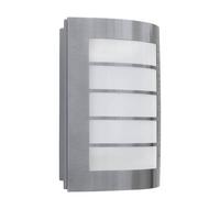 Außenleuchte Slim 6 Watt Edelstahl, Wandmontage - Edelstahlfarben, Basics, Metall (17,6/21,6/6,5cm)