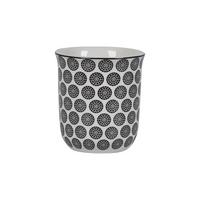 Hrnček na kávu SHIVA - čierna/biela, Lifestyle, keramika (8,4/9,2cm) - Mömax