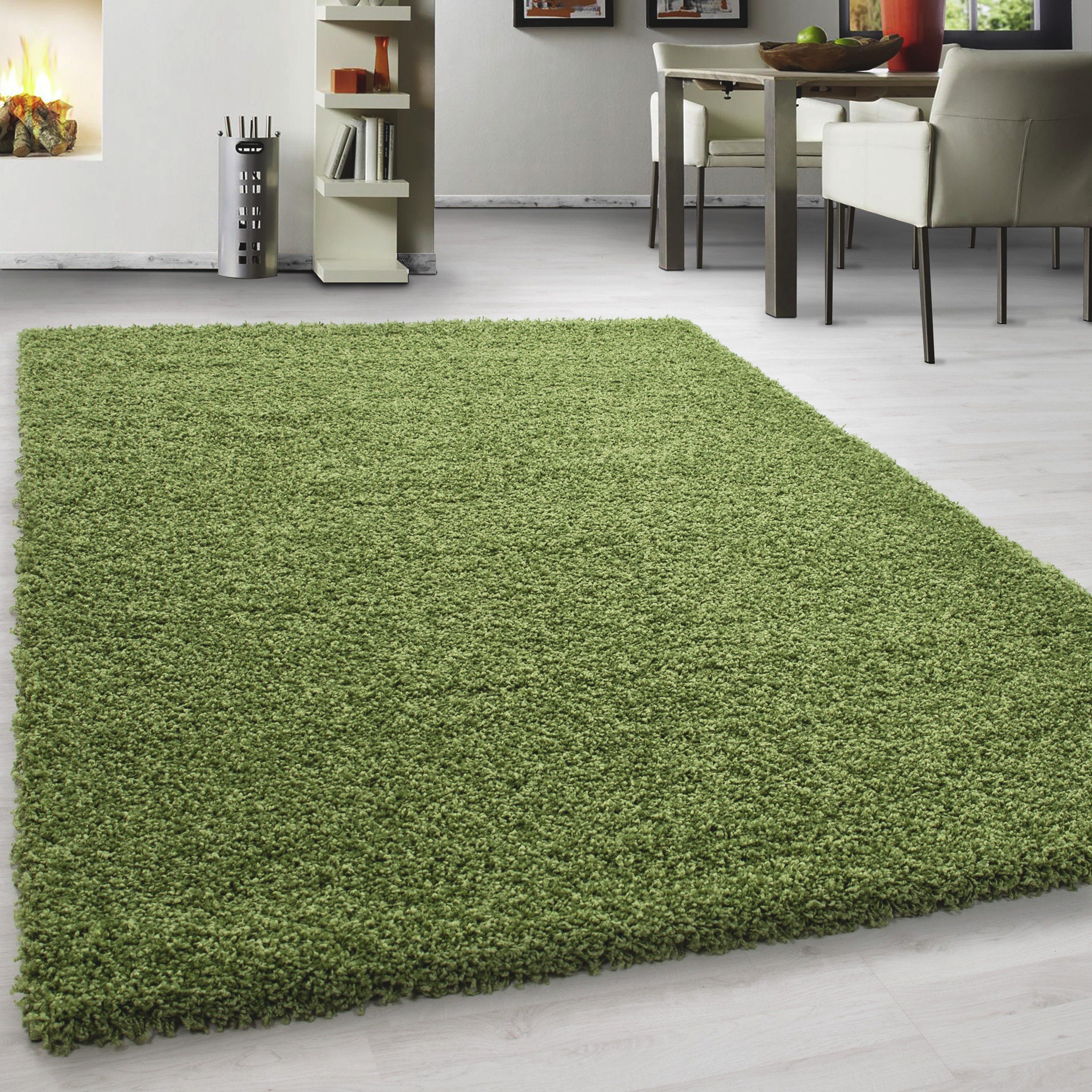 Hochflorteppich Life Green