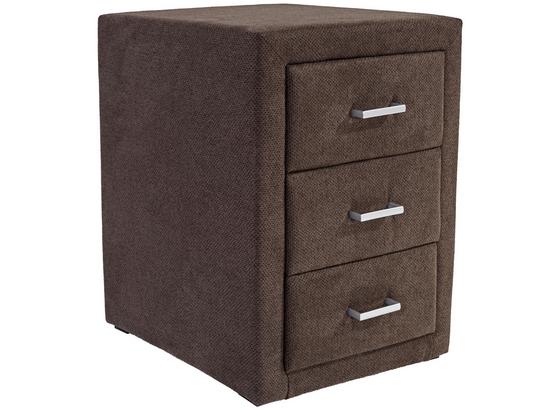 Nachtkästchen Opera - Dunkelbraun/Schwarz, KONVENTIONELL, Holzwerkstoff/Kunststoff (52/66/45cm) Nachtkästchen Opera - Dunkelbraun/Schwarz, KONVENTIONELL, Holzwerkstoff/Kunststoff (52/66/45cm)