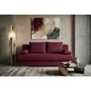 Schlafsofa Bora Rot B: 193 cm - Chromfarben/Rot, Design, Holzwerkstoff/Textil (193/86/85cm) - P & B