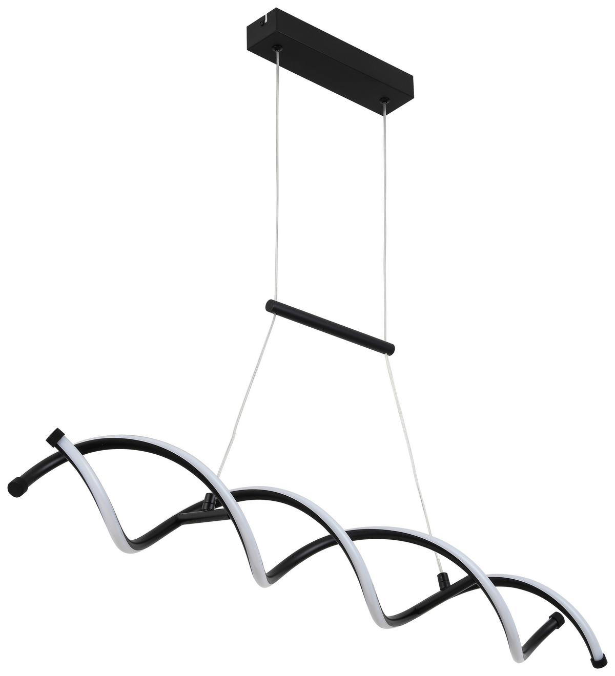 ZÁVESNÉ LED SVIETIDLO MIMI - čierna, Modern, kov/plast (88/13/120cm) - Mömax