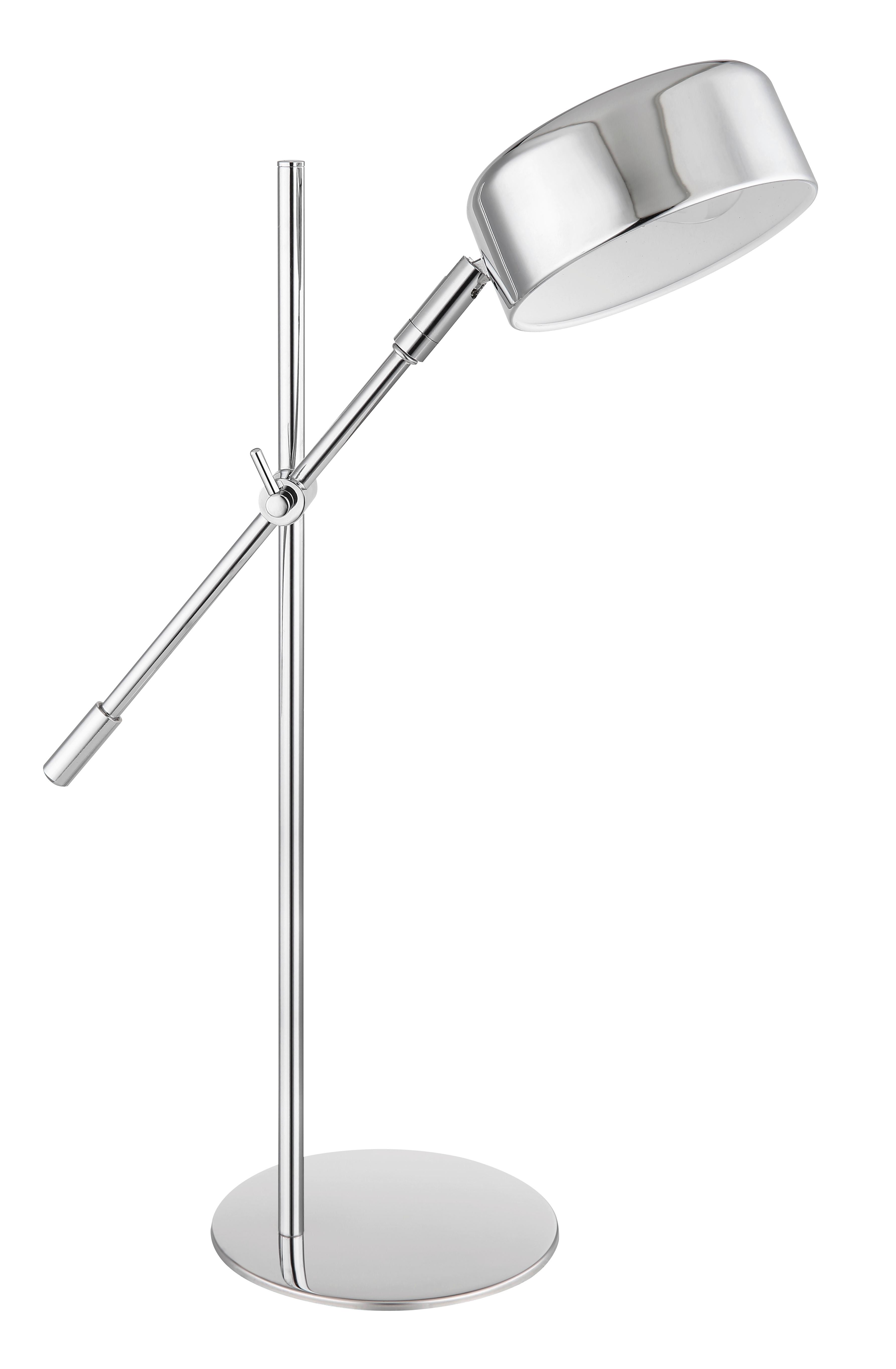 Tischlampe 24099tc Chromfarben mit Schalter - Chromfarben, Basics, Metall (42/16/50cm)