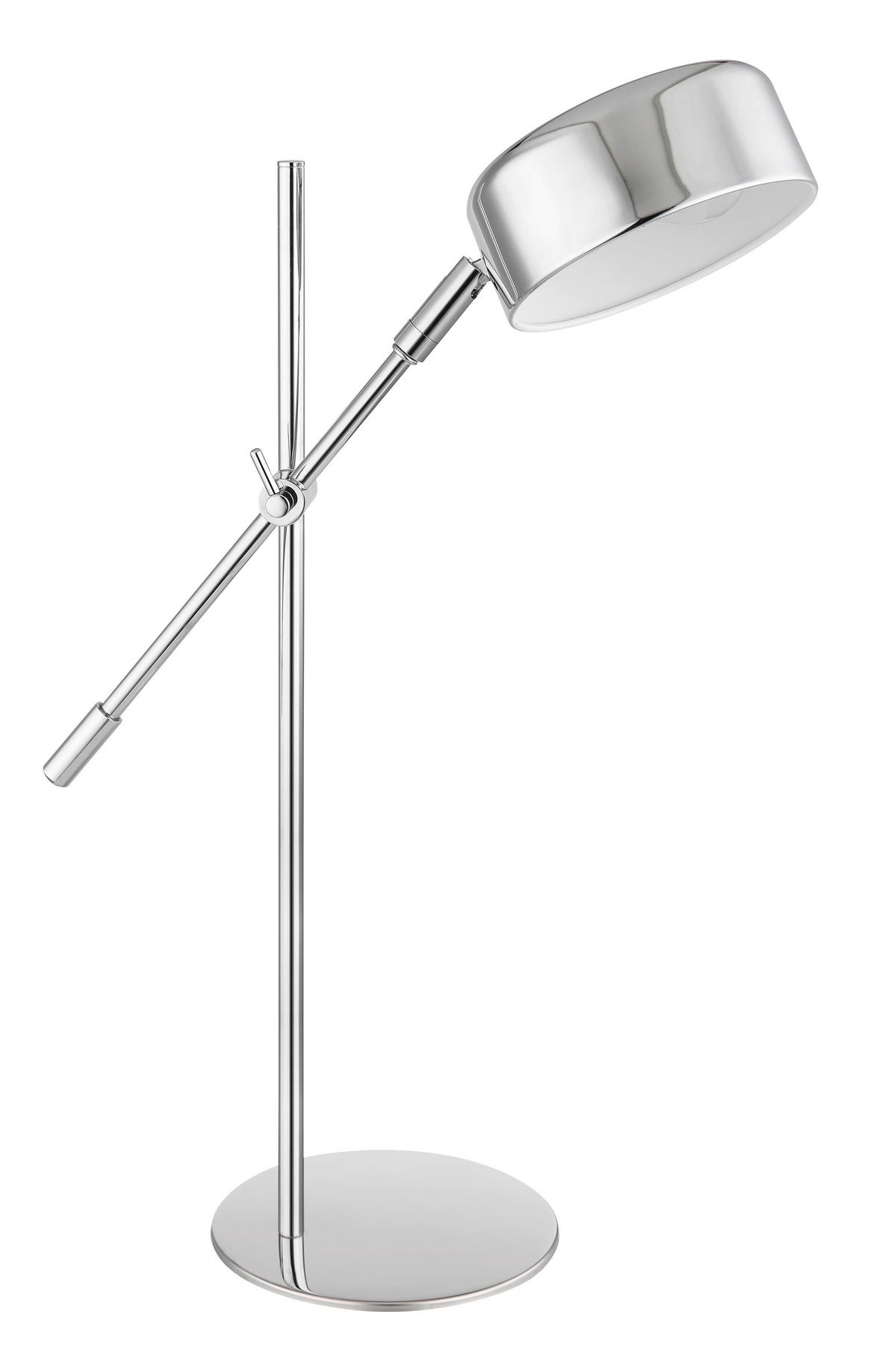 Tischlampe 24099tc Chromfarben mit Schalter - Chromfarben, Basics, Metall (42/16/50cm)