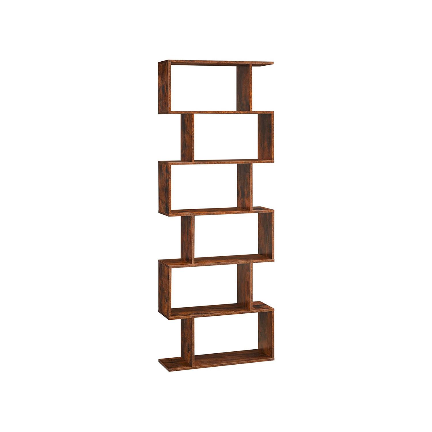 Bücherwand Iron B: 70 Cm Braun - Braun, Basics, Holzwerkstoff (70/190,5/24cm) - Boxxx