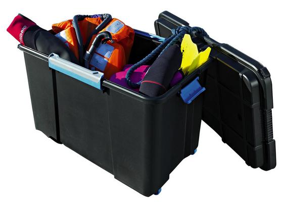 Aufbewahrungsbox Scuba XL Premium 106l Schwarz - Blau/Schwarz, KONVENTIONELL, Kunststoff (73,5/46/44,5cm) - Keter Aufbewahrungsbox Scuba XL Premium 106l Schwarz - Blau/Schwarz, KONVENTIONELL, Kunststoff (73,5/46/44,5cm) - Keter