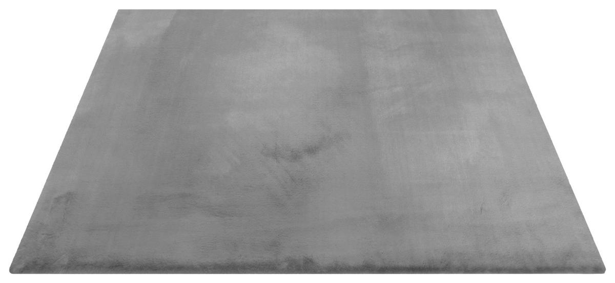 Hochflorteppich Silberfarben Alice 200x200 cm - Silberfarben, KONVENTIONELL, Textil (200/200cm) - Esprit