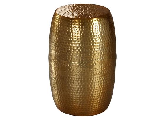 Beistelltisch Orient-Look Pedro, Goldfarben - Goldfarben, LIFESTYLE, Metall (30/30/49,5cm) - Livetastic Beistelltisch Orient-Look Pedro, Goldfarben - Goldfarben, LIFESTYLE, Metall (30/30/49,5cm) - Livetastic