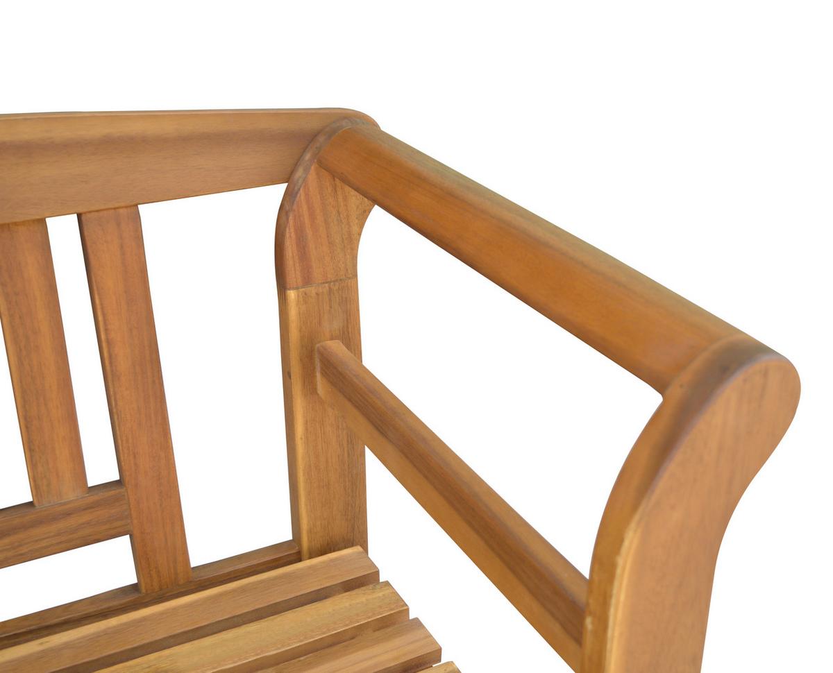 Gartenbank Ph-Aca-2gb-Rose - Akaziefarben, Basics, Holz (115/48,5/82cm)