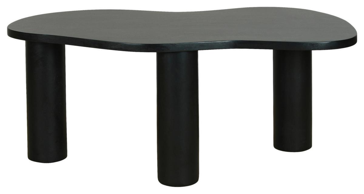 Couchtisch Ethan Schwarz B: 110 cm - Schwarz, Design, Holz (110/45/55cm) - MID.YOU