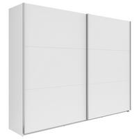 Schwebetürenschrank B: 270 Cm Weiß - Weiß, KONVENTIONELL, Holzwerkstoff (270/210/59cm)