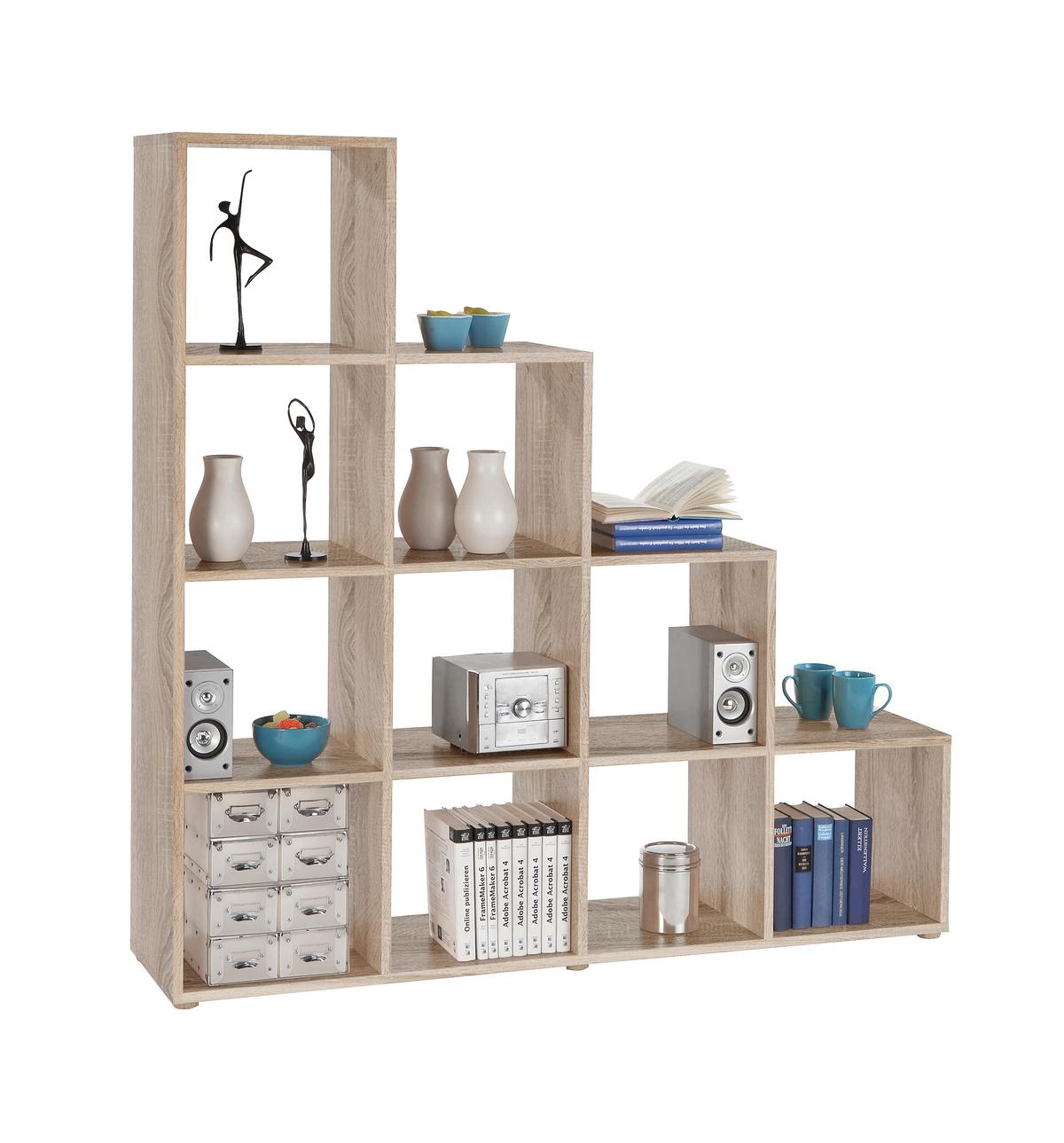 Raumteiler B: 149 Cm Sonoma Eiche Dekor - Eichefarben, MODERN, Holzwerkstoff (149/150/35cm)
