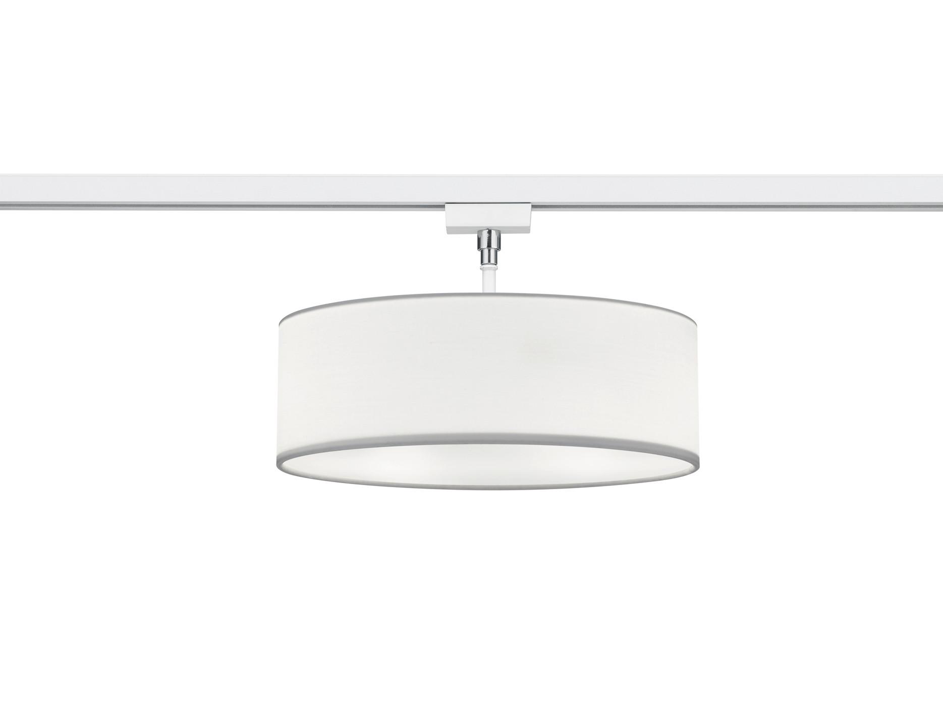 Schienensystem Duoline Hängeleuchte 76390201 Hotel - Weiß, Design, Textil (30/16,3cm) - Trio Leuchten