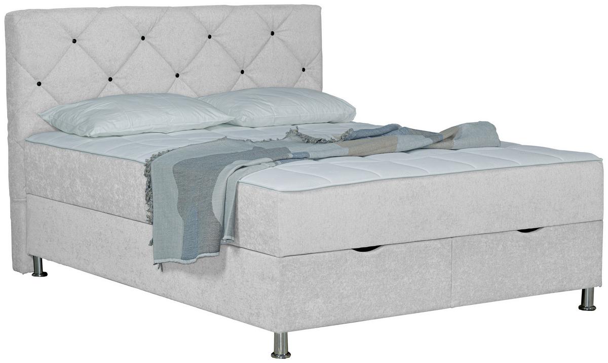 Box-ágy Black Diamond - natúr színű, Design, textil (180/200cm) - Modern Living
