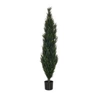 Kunstpflanze Cedrus 152 Cm Grün - Schwarz/Grün, Basics, Kunststoff (35/152/35cm) - MID.YOU