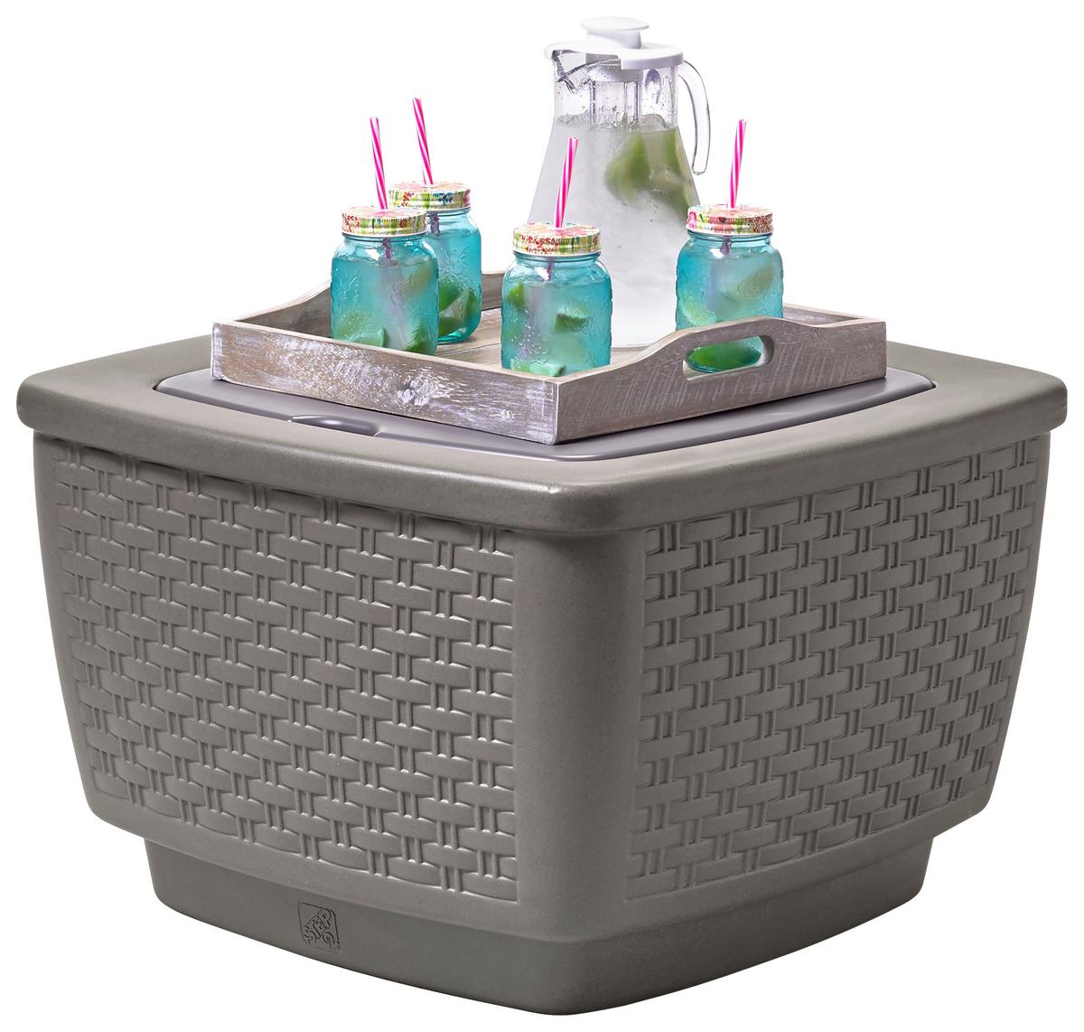 Kühlbox 518399 - Grau, KONVENTIONELL, Kunststoff (73,7/45,7/78,7cm) - Ambia Garden