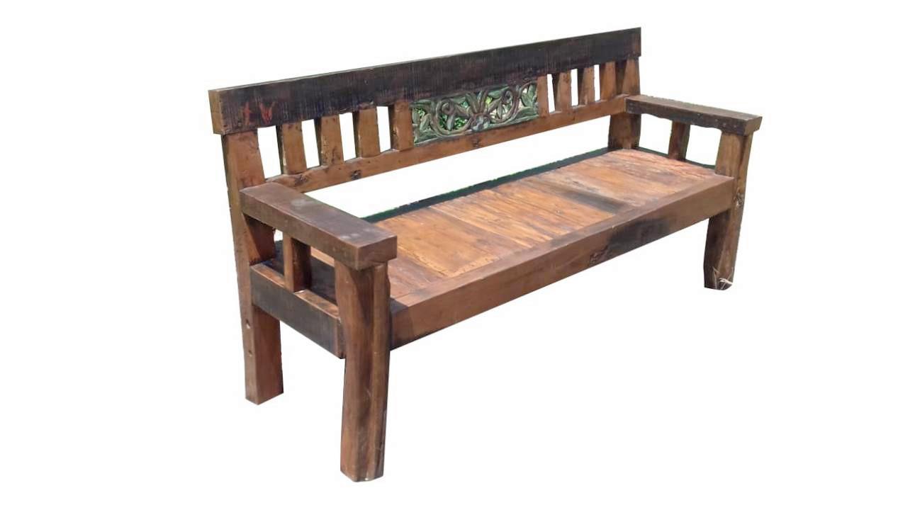 Gartenbank Sumba - Dunkelbraun, Basics, Holz (180/90/54,5cm) - Gardenson