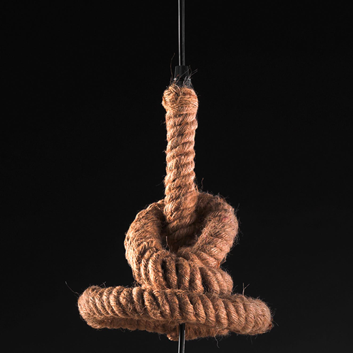 Pendelleuchte Perlmutt L: 40 Cm 22w - Perlmutt, Natur, Textil (40/40/100cm)
