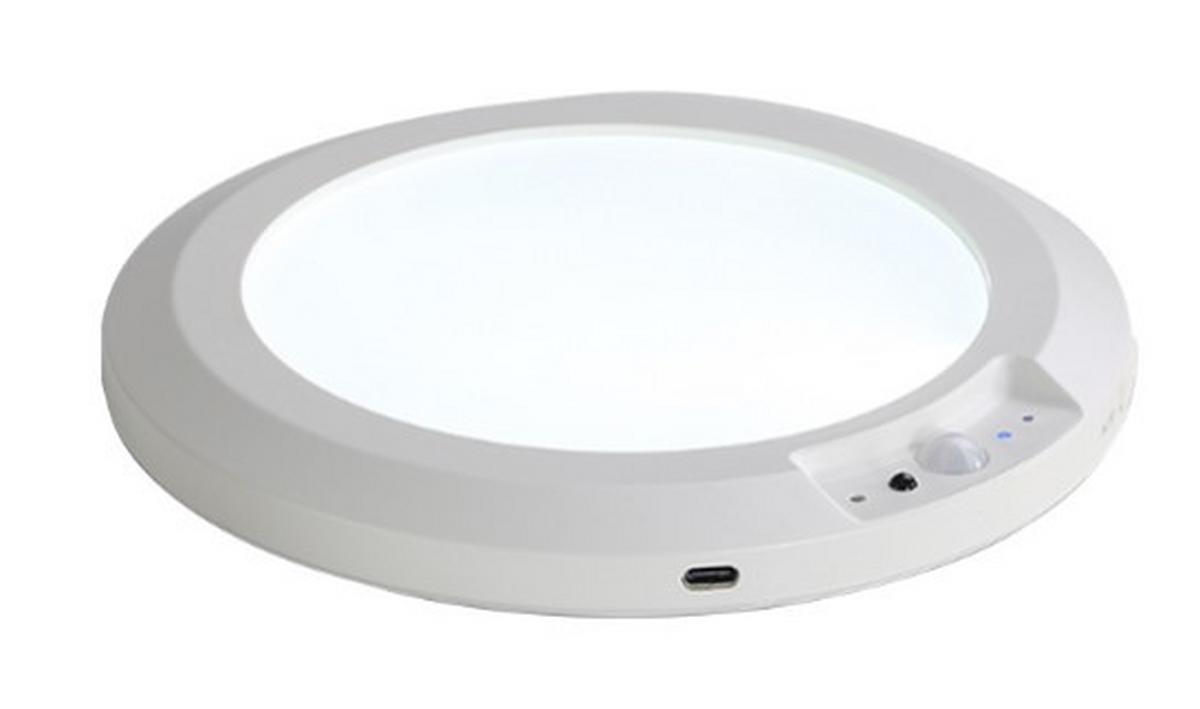 STROPNÉ SVIETIDLO BATTERI - biela, Modern, kov/plast (19/1,5cm) - Mömax