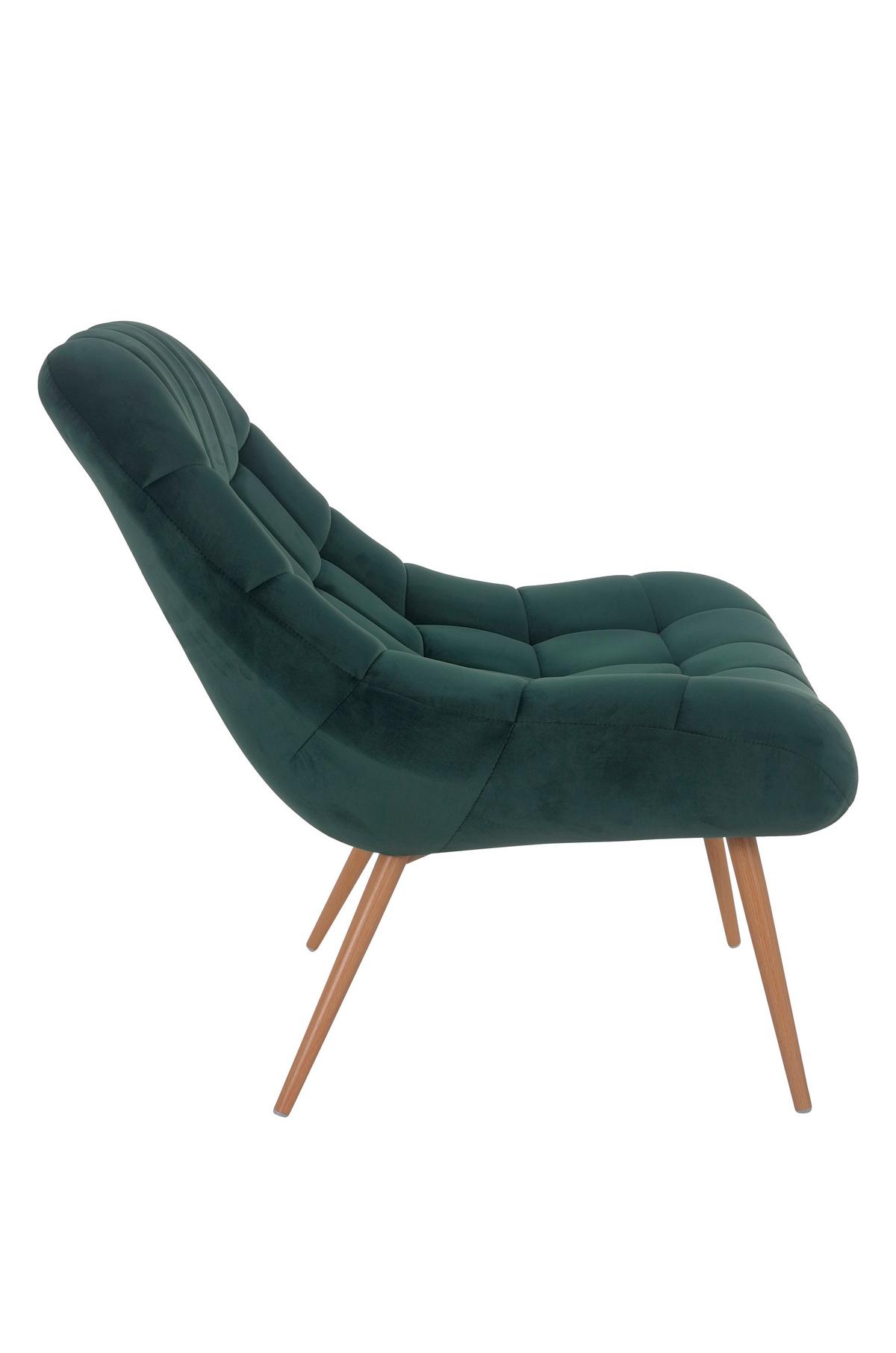 Xxl-sessel Grün, Naturfarben B: 76 Cm - Naturfarben/Grün, MODERN, Textil (76/85,6/85,6cm) - Livetastic