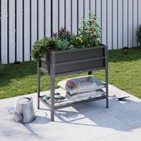 Hochbeet Robus - Anthrazit, MODERN, Metall (80/80/40cm) - Luca Bessoni