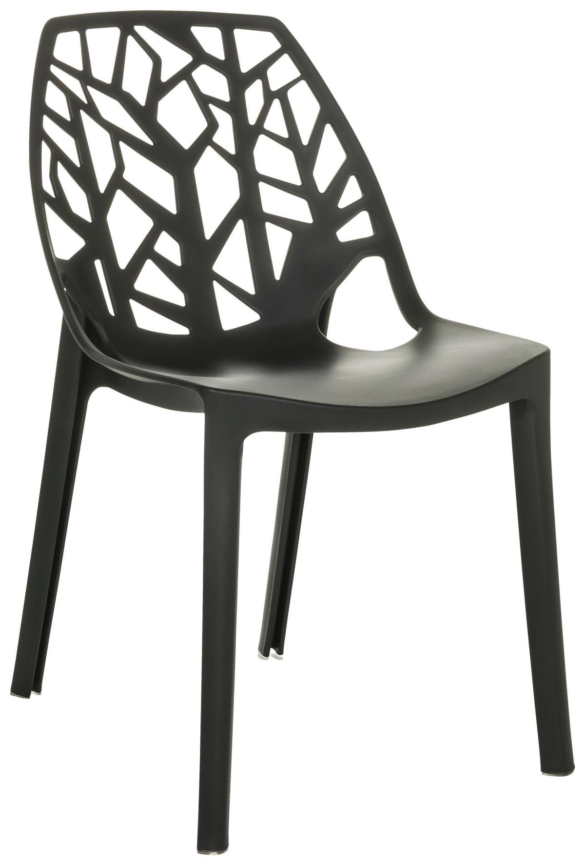 Stuhl Artifo Tri - Schwarz, Basics, Kunststoff (47/80/56cm) - MID.YOU