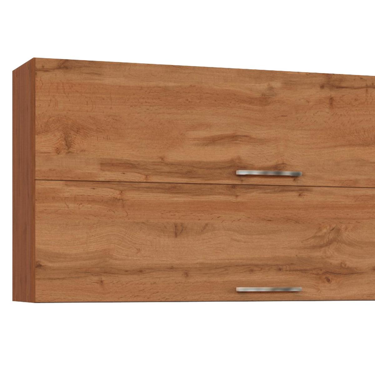 Küchenzeile Sorrento ohne Geräte ca. 270 cm Eichefarben - Eichefarben/Anthrazit, MODERN, Holzwerkstoff (210/200/60cm) - Held