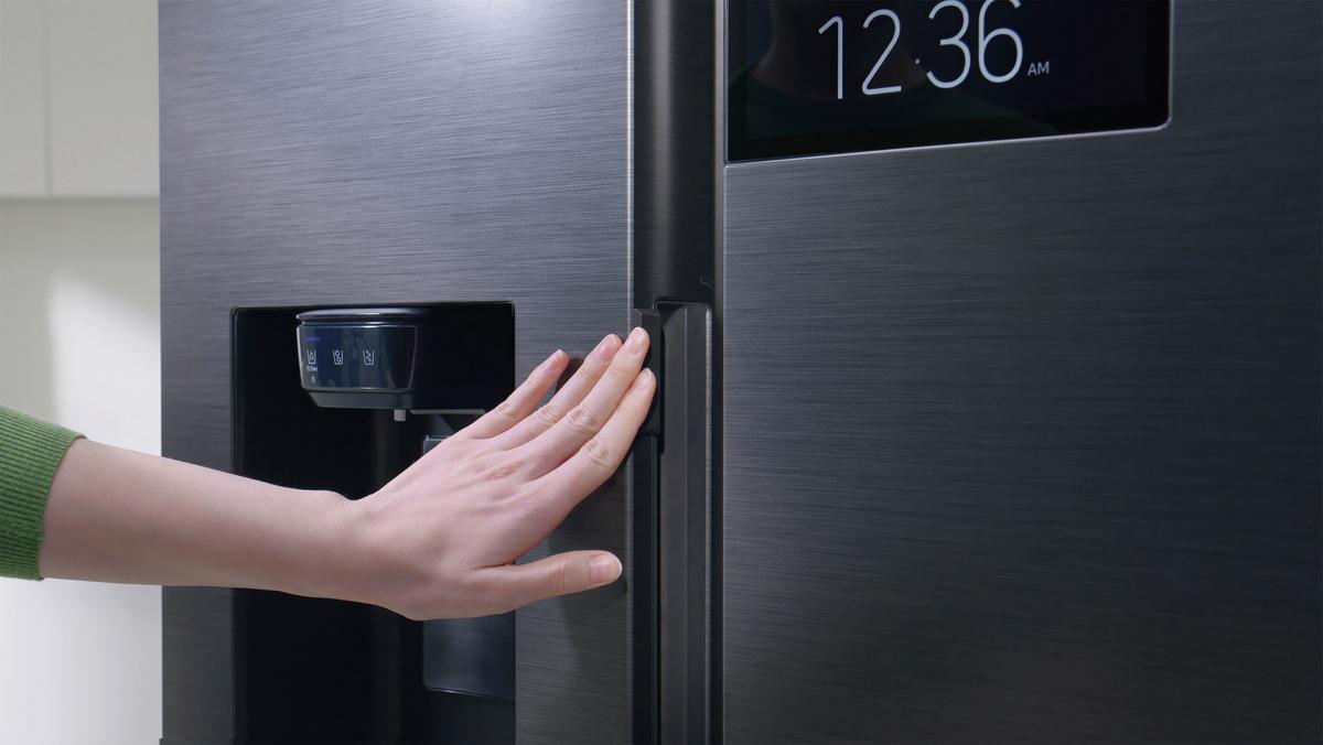 Side-by-side Rs90f64edfef Eekl: D, Nutzinhalt Ca. 401 L - Schwarz, Basics, Glas/Kunststoff (91,2/178,4/72,6cm) - Samsung