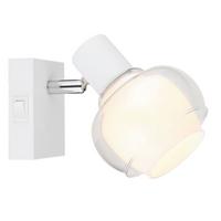 Strahler 54309-1w - Klar/Chromfarben, Design, Glas/Metall (10,5/13,5/12,5cm) - Globo