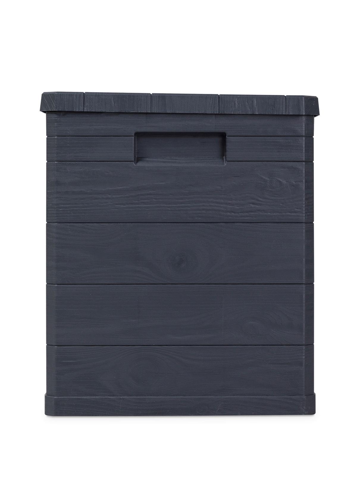 Kissenbox Woody`s 42,5x50x44 Cm 90l Anthrazit - Anthrazit, Basics, Kunststoff (42,5/50/44cm)