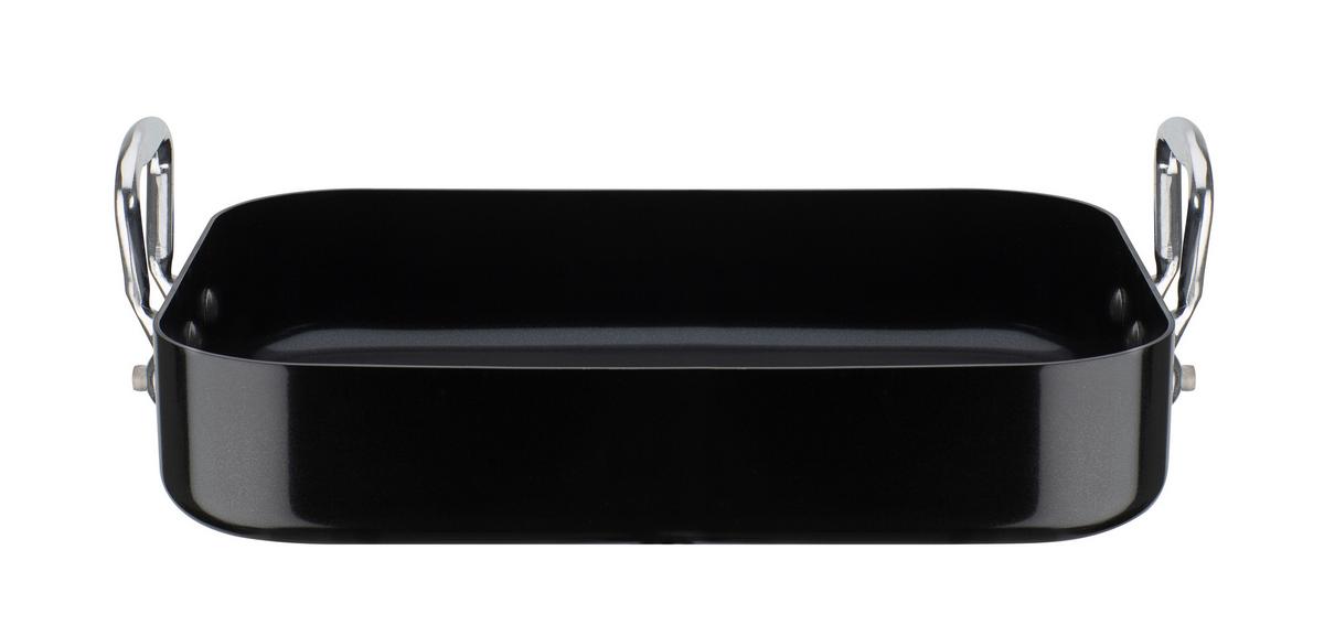 Bräter 5,8 l Aluminium, schwarz - Schwarz, Basics, Metall (35/26/7cm) - GSW