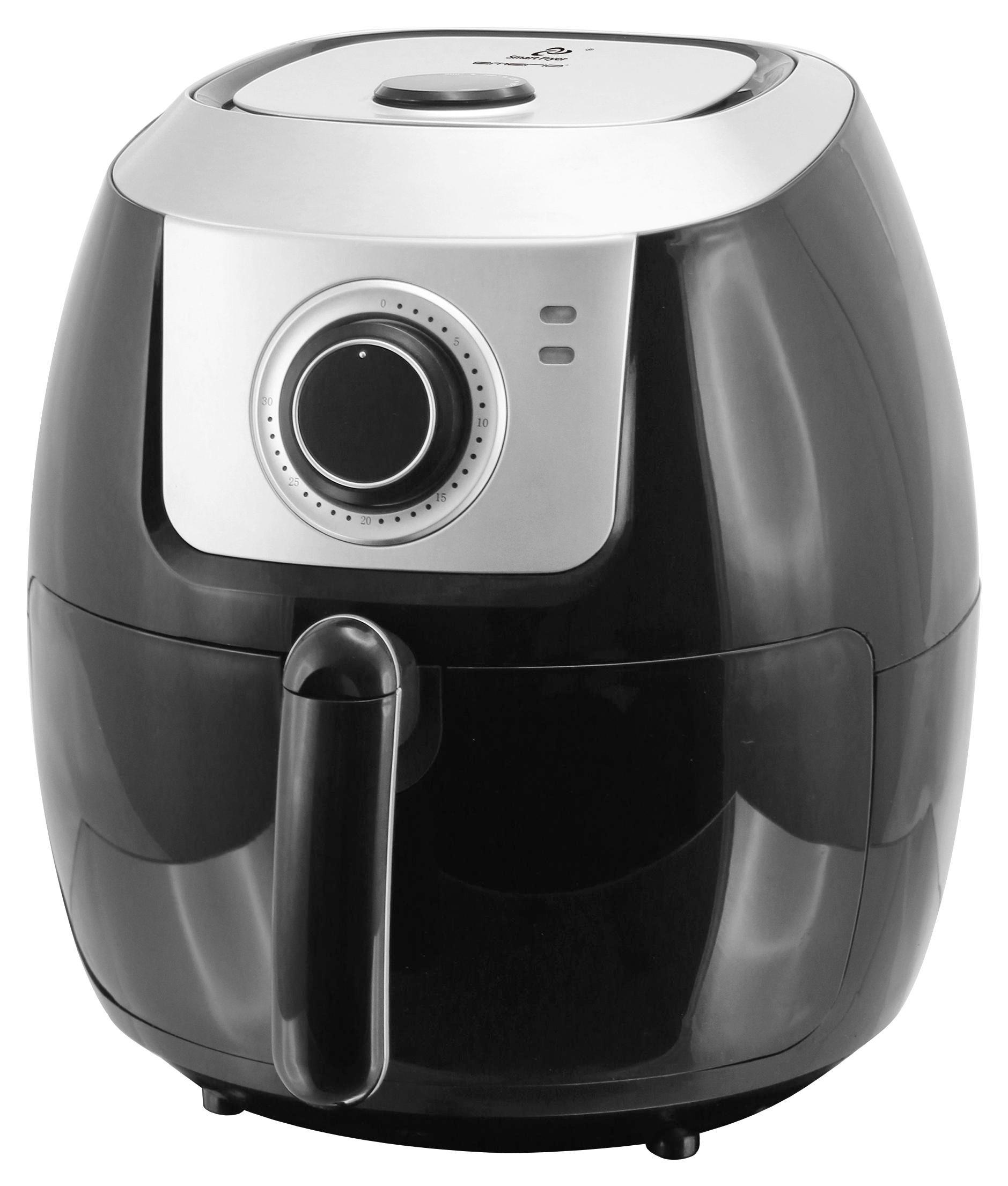 Heißluftfritteuse Emerio Af-110385 - Silberfarben/Schwarz, MODERN, Kunststoff (33,5/38/33,5cm)