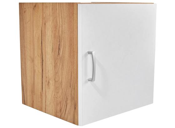 Aufsatzschrank Tio B:45cm Weiß/ Kraft Eiche Dekor - Eichefarben/Weiß, KONVENTIONELL, Holzwerkstoff (45/43/37,5cm) Aufsatzschrank Tio B:45cm Weiß/ Kraft Eiche Dekor - Eichefarben/Weiß, KONVENTIONELL, Holzwerkstoff (45/43/37,5cm)