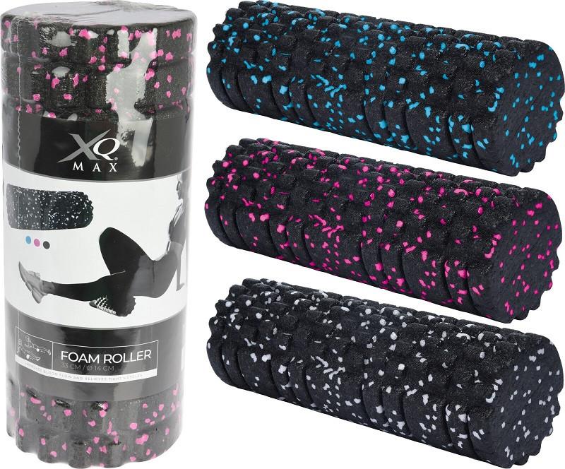 Jógaroller, Masszázshenger Jóga Roller - többszínű, Basics, műanyag (14/14/33cm)