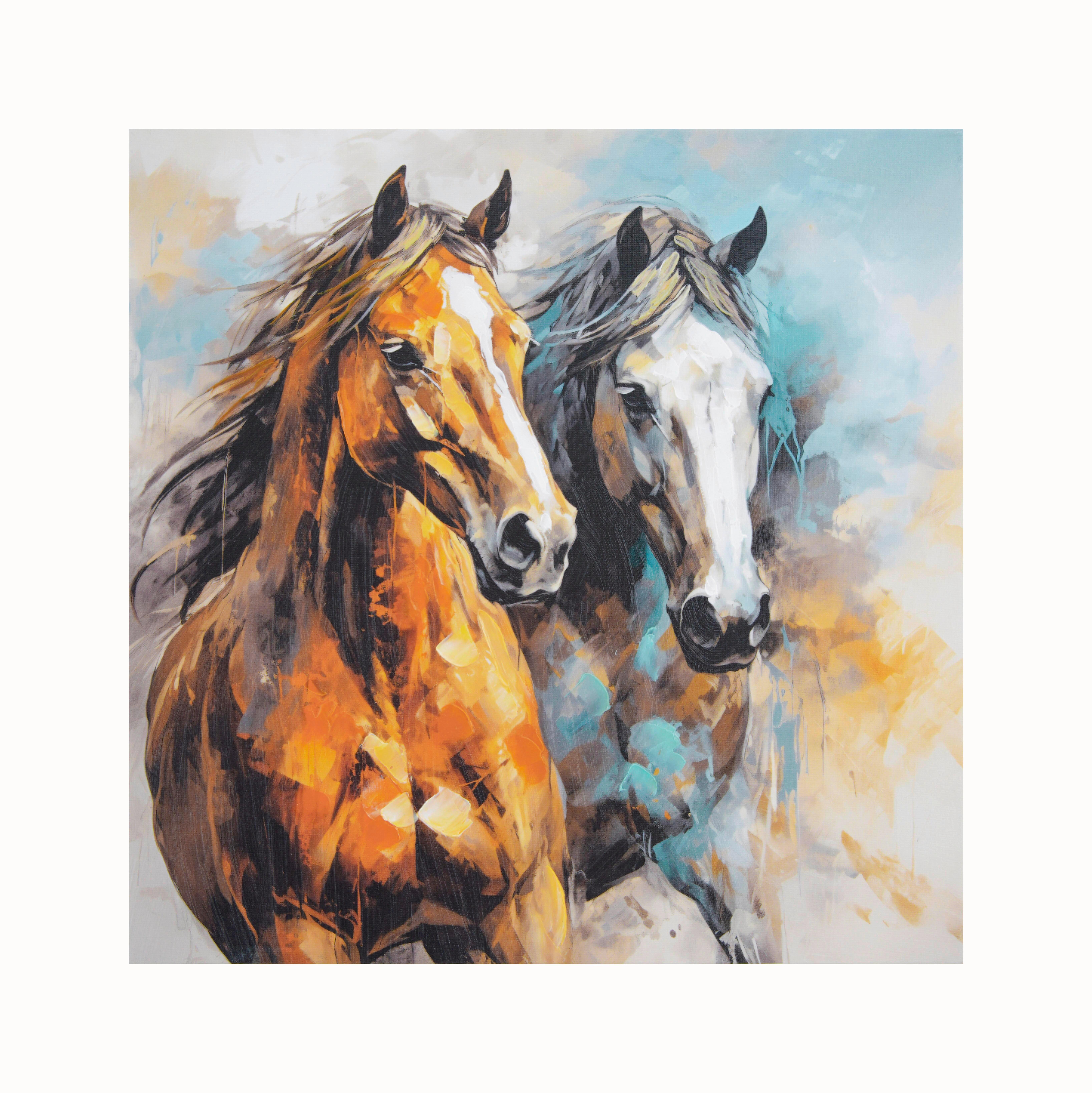 Leinwandbild Mia - Multicolor, KONVENTIONELL, Kunststoff/Textil (50/2,4/50cm) - James Wood