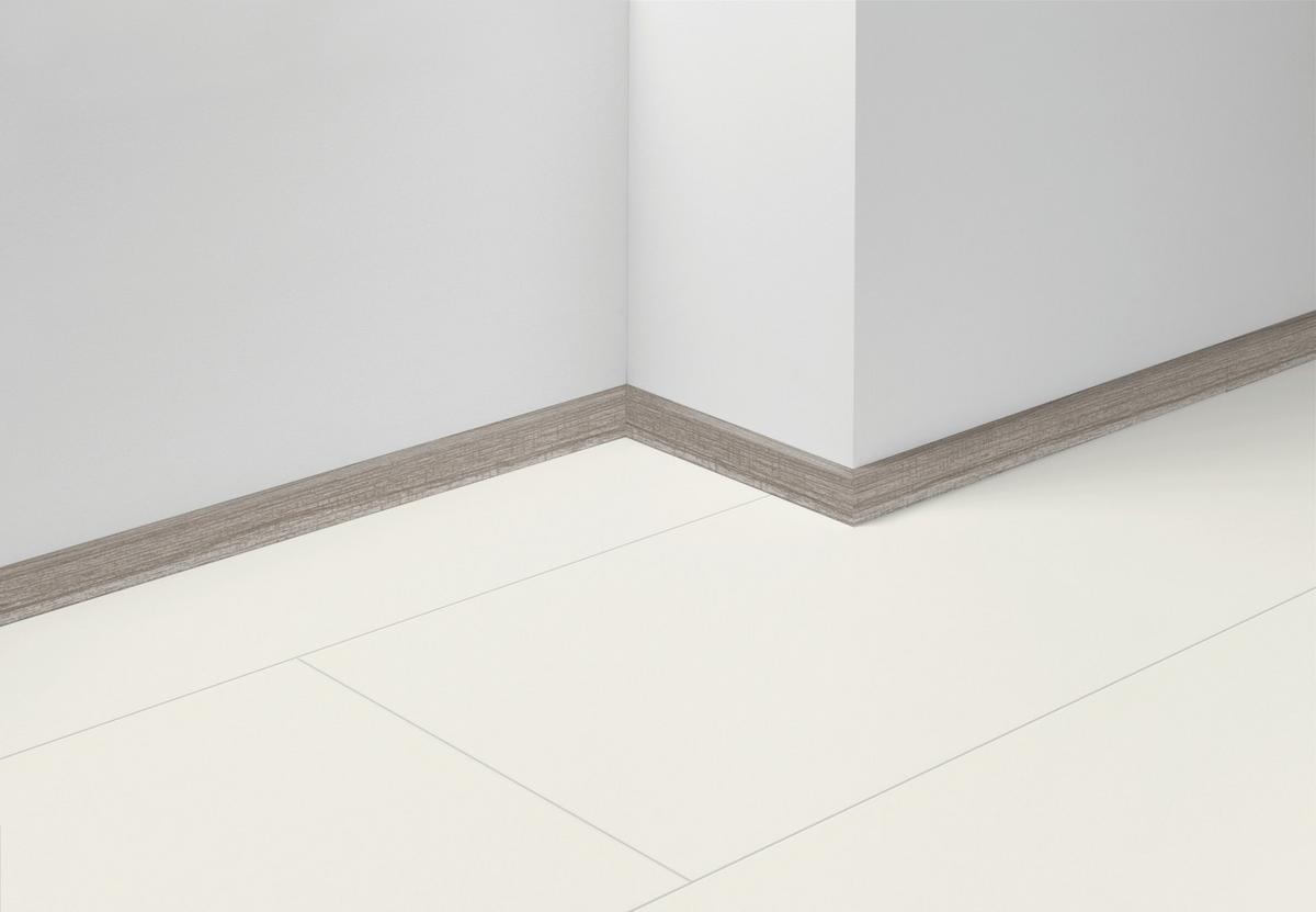 Sockelleiste Akazie - Hellgrau/Akaziefarben, Basics, Holzwerkstoff (220/1,6/4cm) - Parador