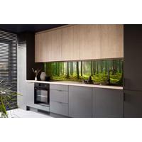 Nischenverkleidung M302sg - Braun/Grasgrün, MODERN, Kunststoff (220/56/0,6cm) - Fani