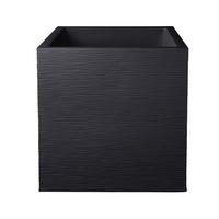 Pflanztopf Kunststoff 40l In- Und Outdoor Graphit - Graphitfarben, Basics, Kunststoff (39/43/39cm)
