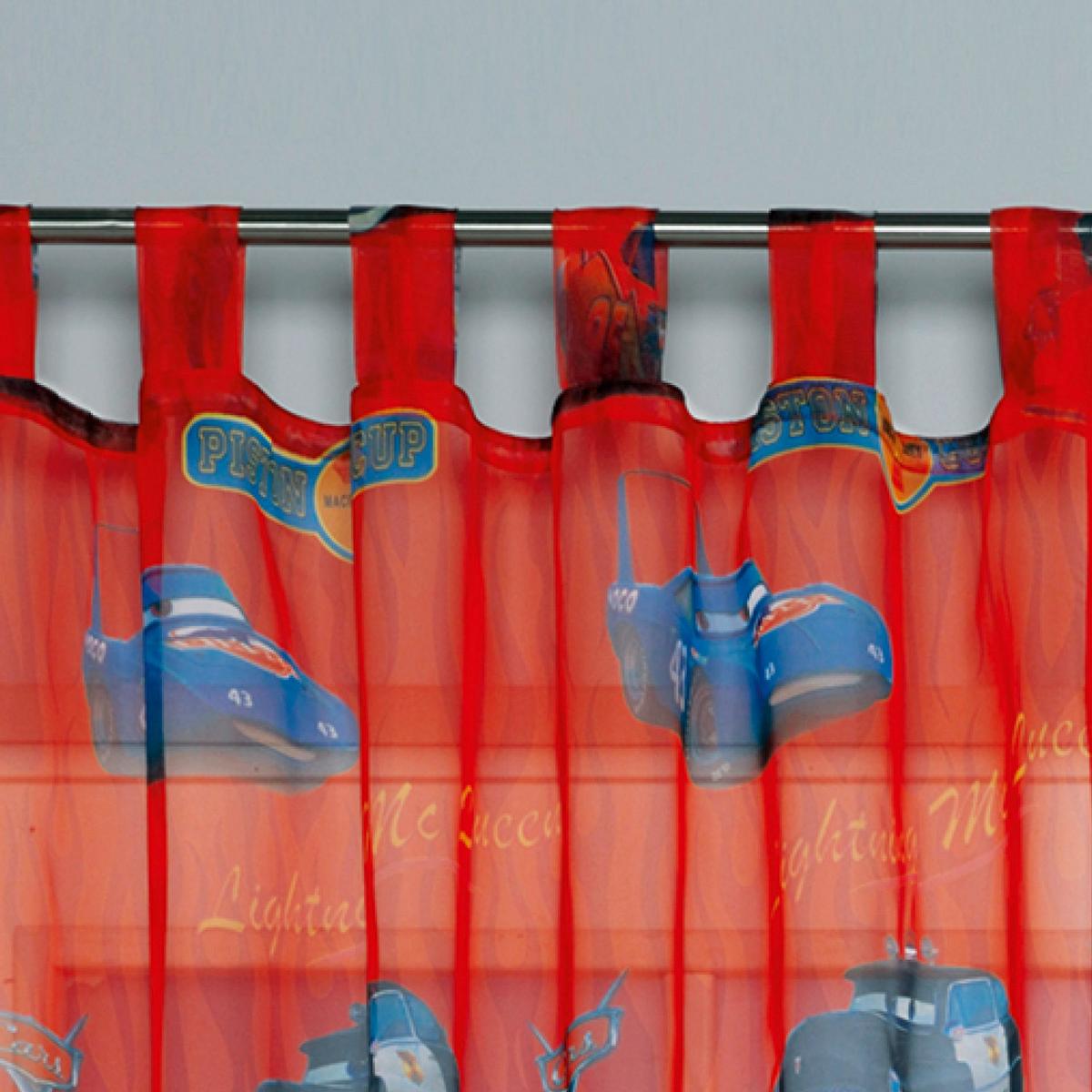 Vorhang Mit Schlaufen Cars 140x250 Cm - Rot, LIFESTYLE, Textil (140/250cm) - Disney