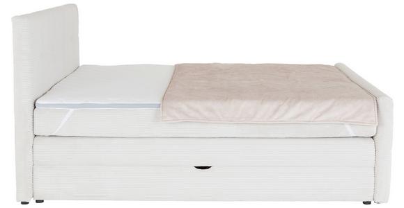 Tagesdecke Plaid Lea - Creme, KONVENTIONELL, Textil (222/126cm) - Luca Bessoni