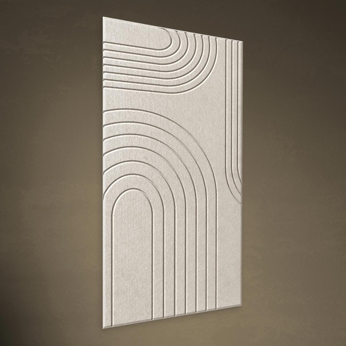 Akustický panel MILENA 30x60 - béžová, textil (30/60cm) - Premium Living
