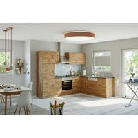 Eckküche Winkelblock B:270/150 cm Eiche - Apfelbaumfarben/Eichefarben, MODERN, Holzwerkstoff (210/270cm) - Held