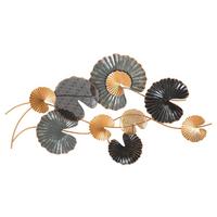 Wanddeko Web B Silber/goldfarben B: 105 Cm - Basics, Metall (105/4/56cm)