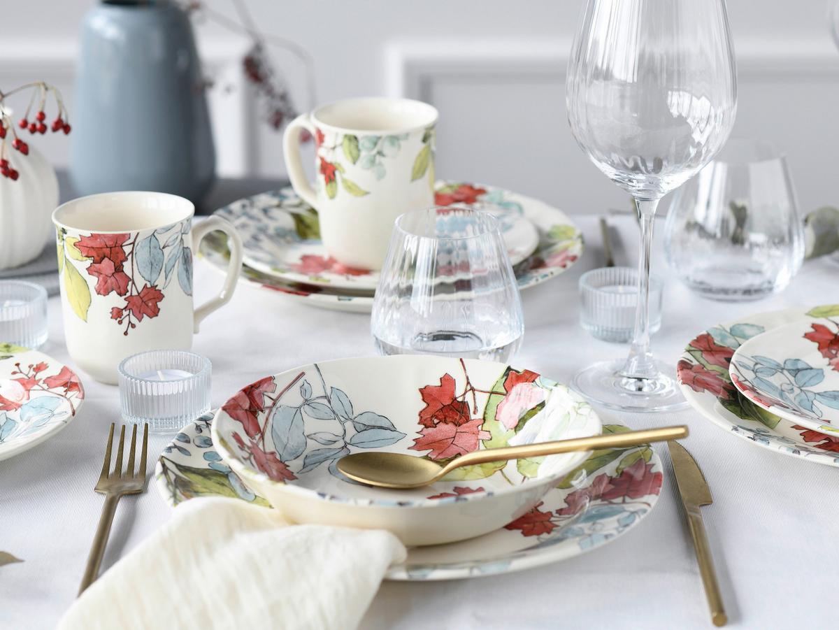 Kombiservice Keramik 4 Personen Geschirr Set - Multicolor, Keramik (33/31/31cm) - Creatable