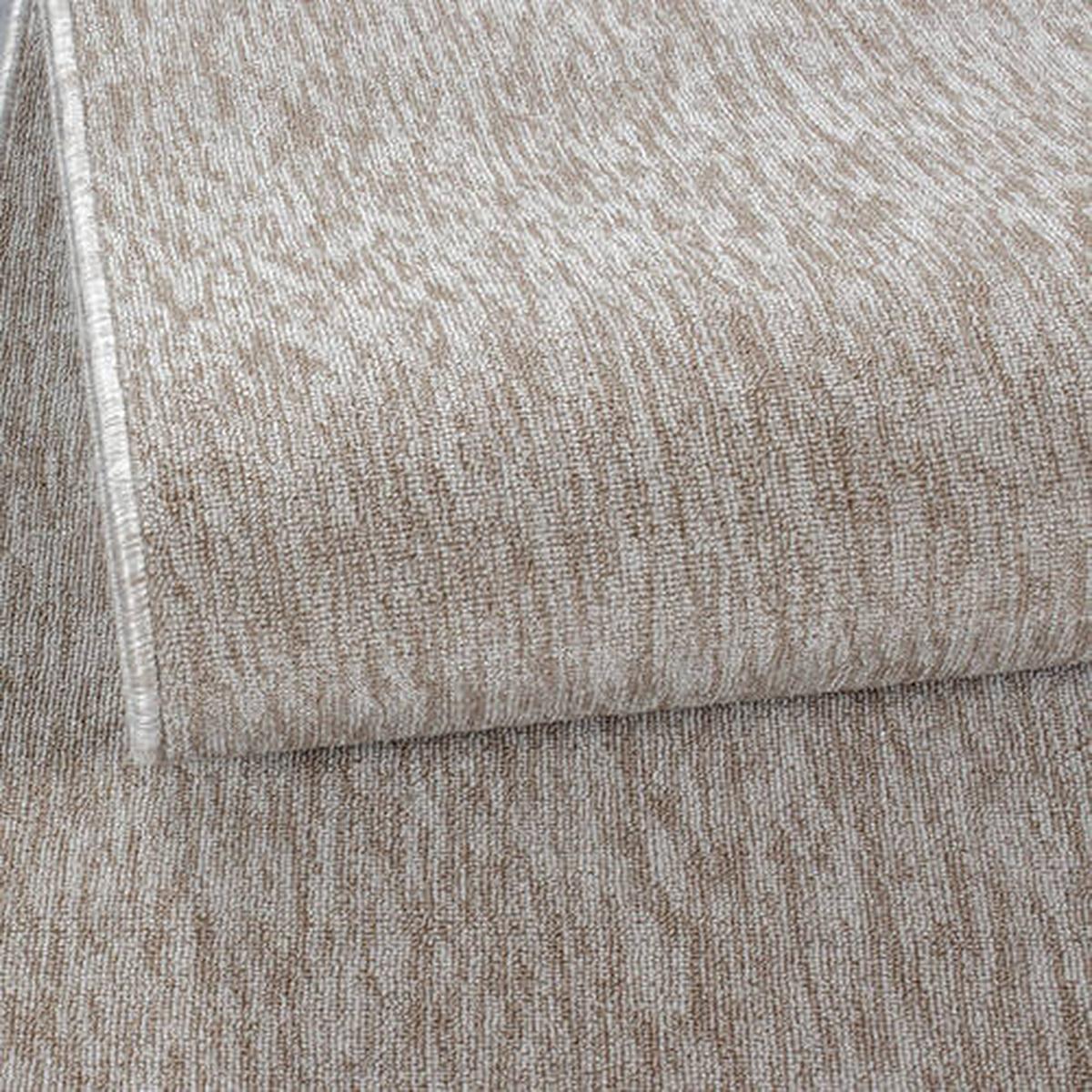 Flachwebteppich Nizza - Beige, Design, Textil (160/160cm) - Novel