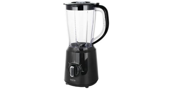 Standmixer Lola - Schwarz, KONVENTIONELL, Kunststoff/Metall (21,2/17,45/37,8cm) - Bono