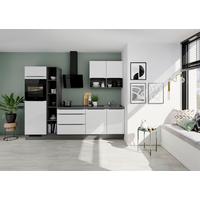 Küchenleerblock Ip4050 - Weiß Hochglanz/Dunkelgrau, Design, Holzwerkstoff (280cm) - Impuls