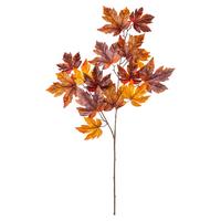 Umelá rastlina AHORNBLATTZWEIG I - oranžová/hnedá, Basics, plast (90cm) - Mömax
