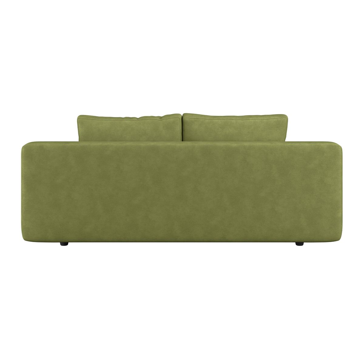 Schlafsofa Oslo Olivgrün, Lf: 200x140 cm - Olivgrün, Trend, Holz/Kunststoff (205/72/100cm)