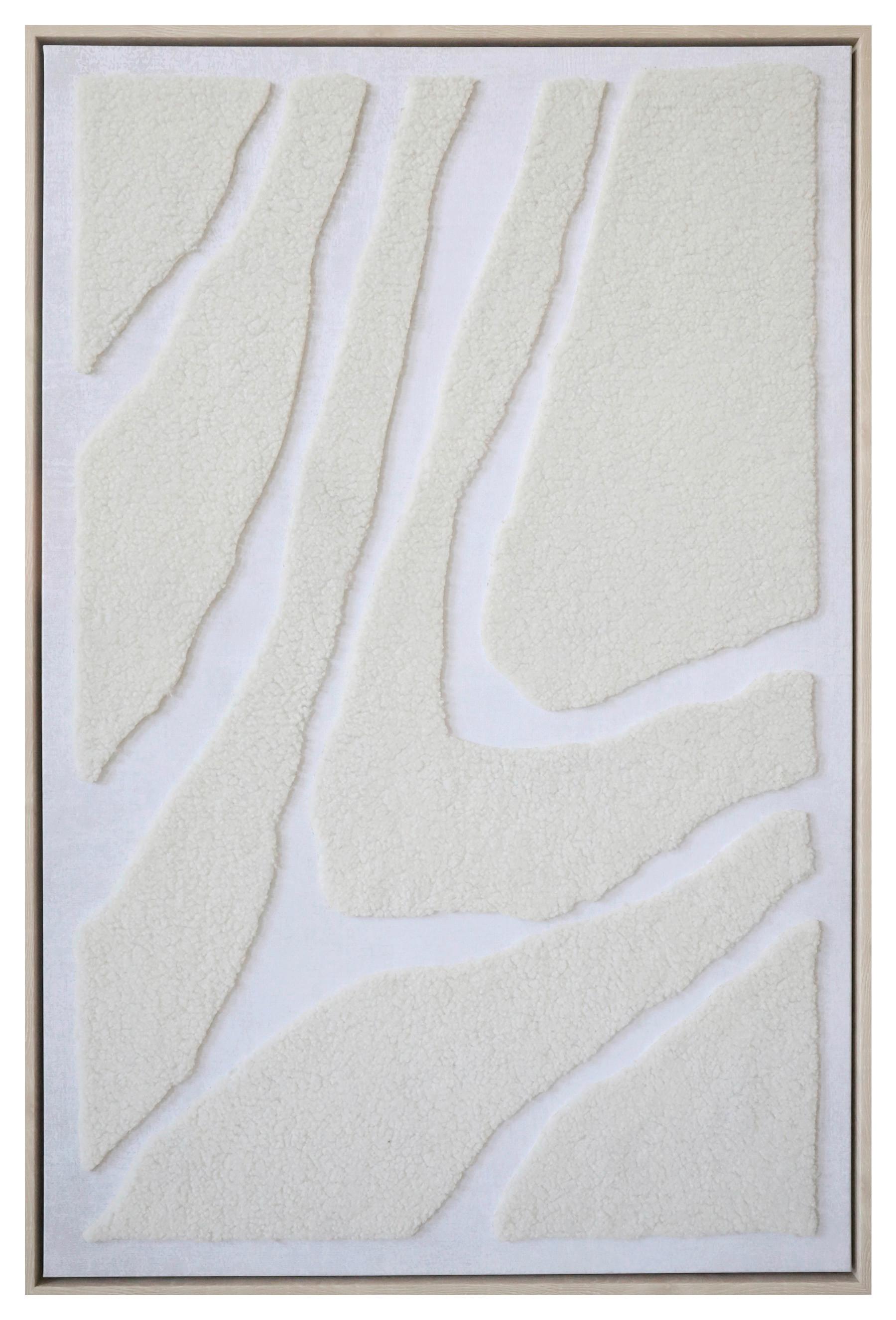 Obraz na plátně LOTTA, 60x90cm - bílá/přírodní barvy, Moderní, kompozitní dřevo/textil (60/90cm) - Mömax